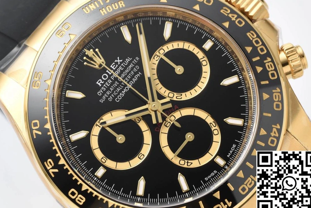 Rolex Clean Cosmograph M126518 Black Factory Daytona Bezel 1225